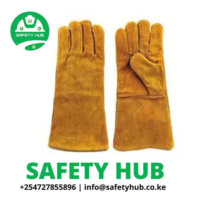 Leather welding gloves