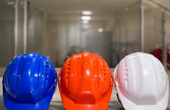 Vaultex safety helmets for construction workers
