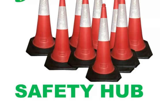 Traffic cones in Kenya