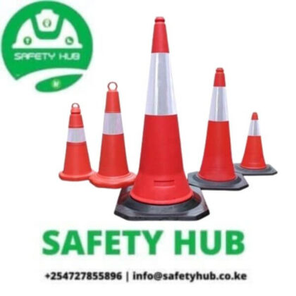Traffic cones in Nairobi, Kenya