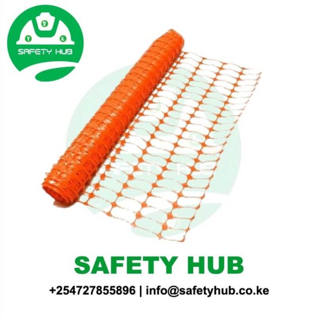 Orange HDPE Construction Nets