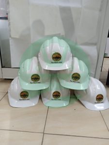 Branded safety helmets