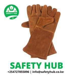 Brown Leather Welding Gloves