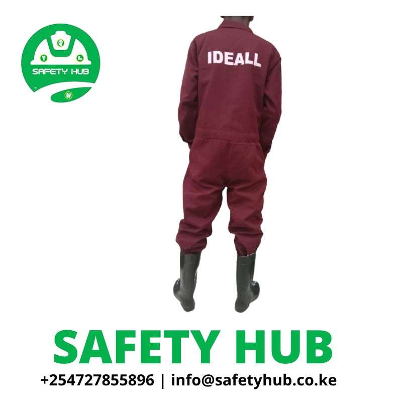 Maroon Safety Overall