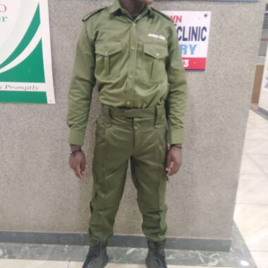 Jungle Green security guard uniform