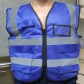 HI VIS Blue Reflector Jacket