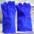 Heat-resistant gloves for welders