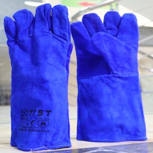 Heat-resistant gloves for welders