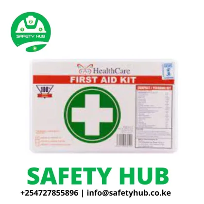 White Medium First Aid Box