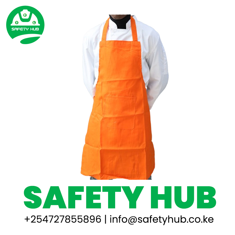 Orange aprons for shop sale