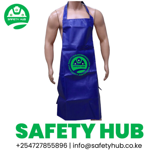 Blue PVC aprons for sale PPEs and Work Wear Supplier