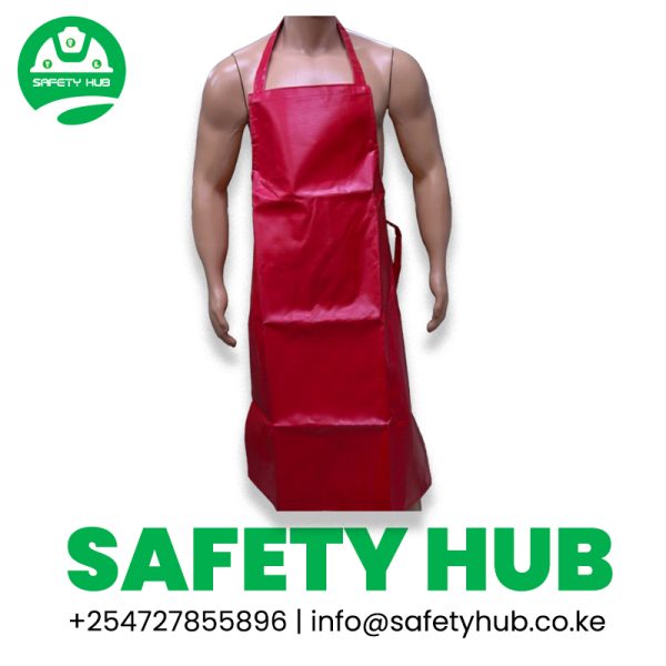 Red PVC Aprons Safety Hub Enterprises PPE Supplier In Kenya 