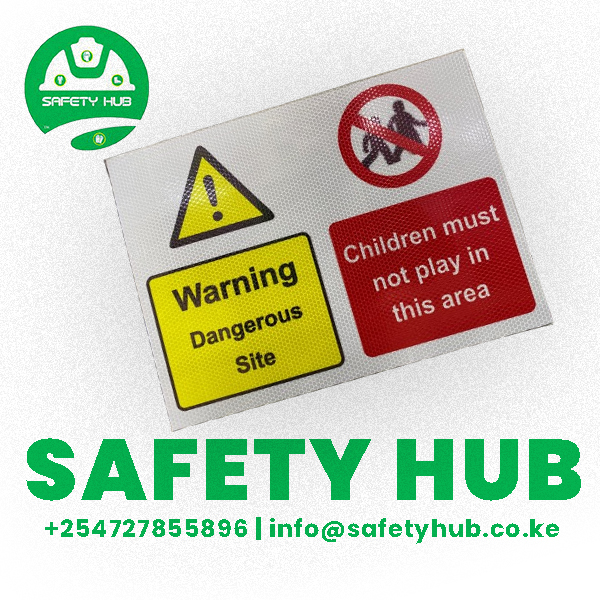 Warning Dangerous site signage