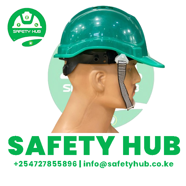 Green Heavy Duty Safety Helmets