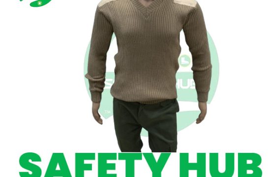 Grey Security Guard Sweater for sale
