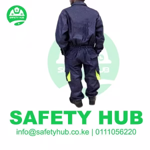 Denim Cargo Overalls