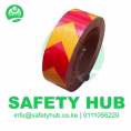 Adhesive Reflective Tape Yellow Red