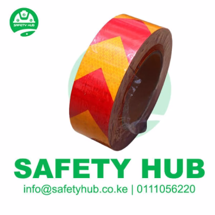 Adhesive Reflective Tape Yellow Red