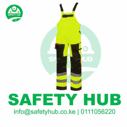 High Visibility Overalls with Cargo Pockets