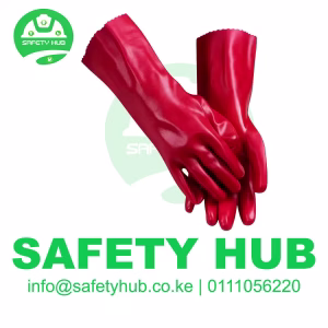 Red PVC Gloves