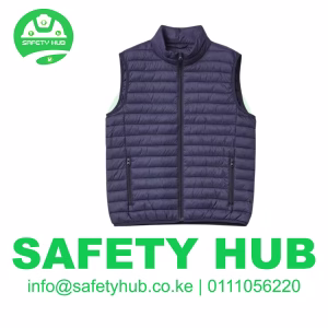 sleeveless puffer jacket