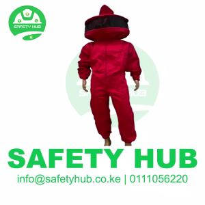 Red cotton bee suit