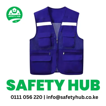 Blue Reflector Jacket from Safety Hub ENterprises