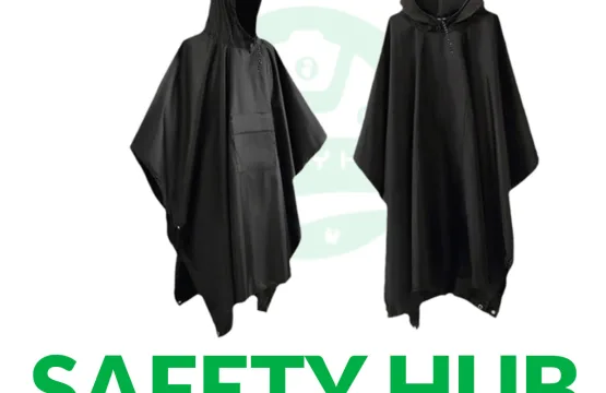  Navy Blue Waterproof Poncho Raincoat