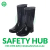 Black CP Rain Gumboots for industrial use