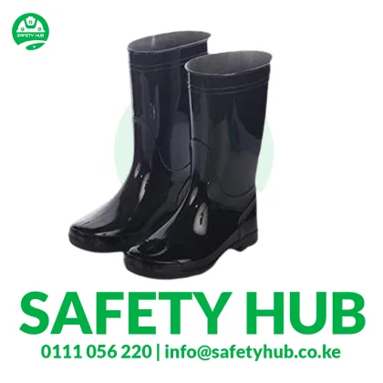 Black CP Rain Gumboots for industrial use