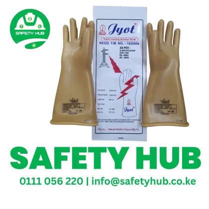 Electrical Insulated Rubber Gloves 33000 Volts