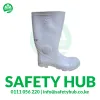 White CP Industrial Gumboot ideal for chemical industries