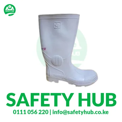 White CP Industrial Gumboot ideal for chemical industries