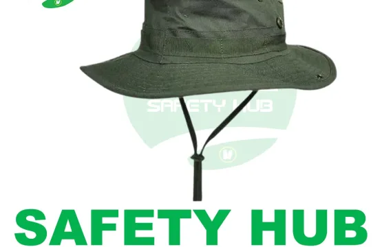 Jungle Green Bucket Hat for Tour Guides.