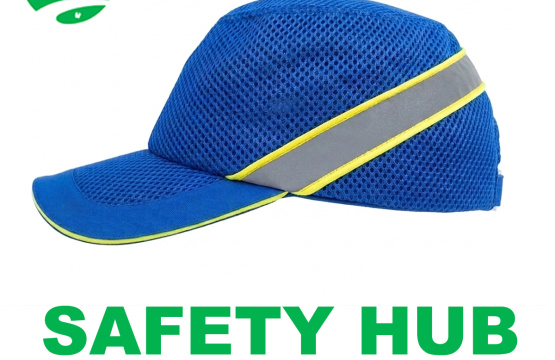Blue bump caps for engineers