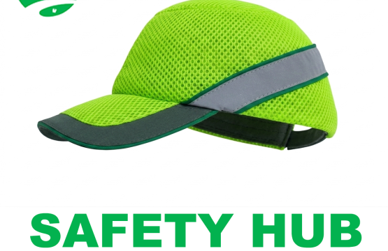Luminous Green Bump Cap for safety managers