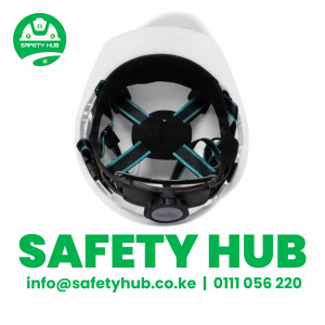 White Vaultex Helmets for construction sites