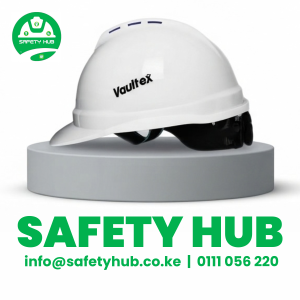 White Vaultex Industrial Helmets
